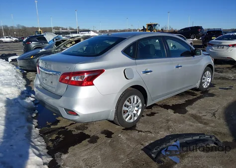 2017 Nissan Sentra Sv z USA, uszkodzony, nr VIN 3N1AB7APXHY307098